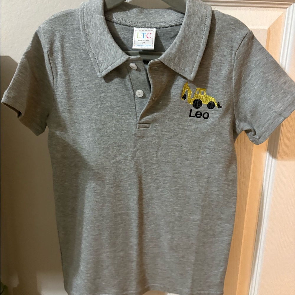 “Leo” polo and t shirt size 5T